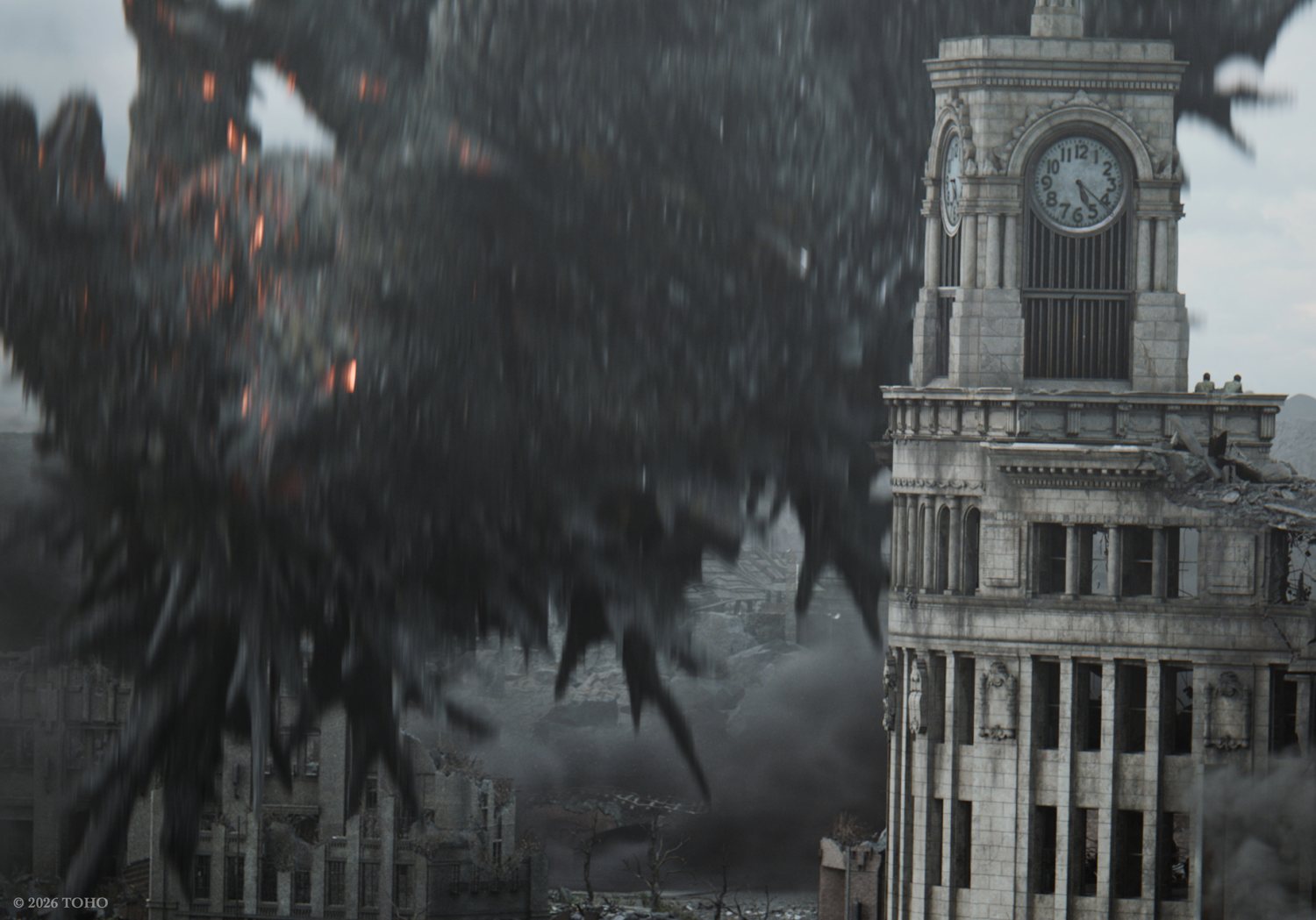 Godzilla Minus Zero: a monster descends over the city