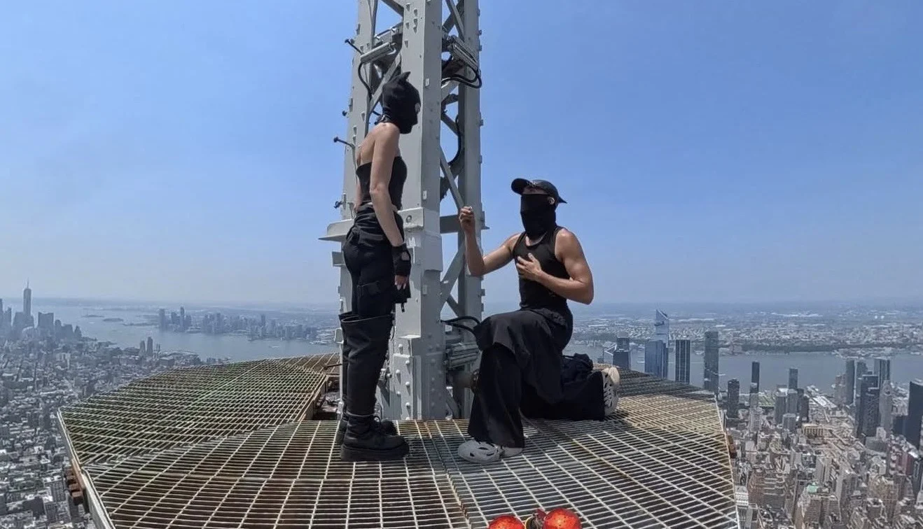 Netflix's 'Skywalkers' Stars Climbed the Empire State Building, Got Engaged, and Got Arrested