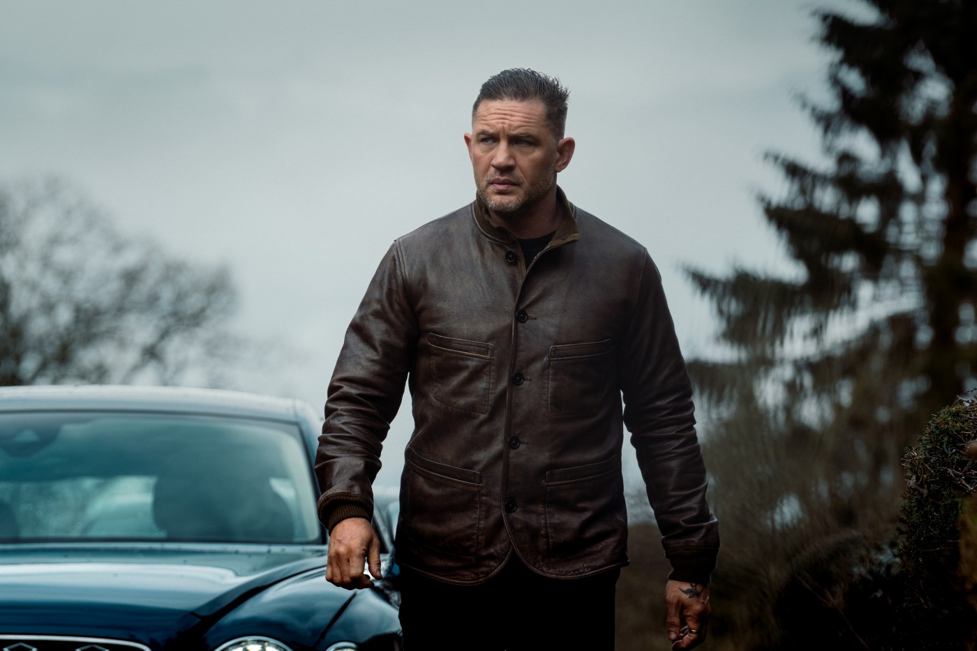 Tom Hardy as fixer Harry Da Souza in MobLand